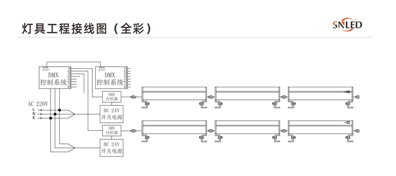 LED線(xiàn)條燈接線(xiàn)圖